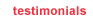 Testimonials